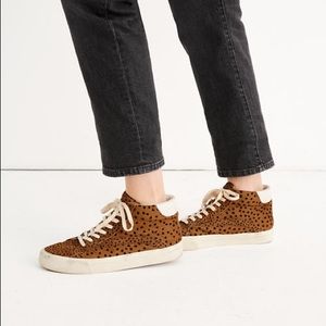 Sidewalk High Top Calf Hair Sneakers